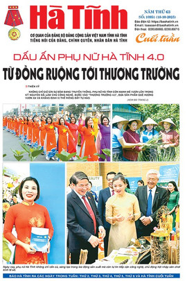 Báo in Hà Tĩnh cuối tuần ngày 18/10/2025