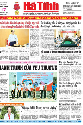 Báo in Hà Tĩnh ngày 17/10/2025