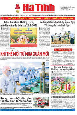 Báo in Hà Tĩnh ngày 23/2/2026