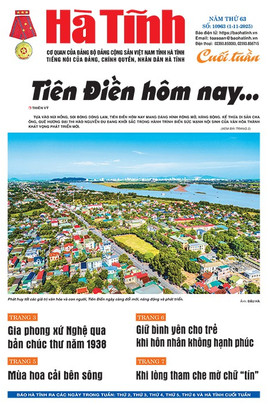 Báo in Hà Tĩnh cuối tuần ngày 1/11/2025