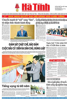 Báo in Hà Tĩnh ngày 9/2/2026