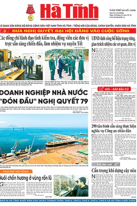 Báo in Hà Tĩnh ngày 11/2/2026