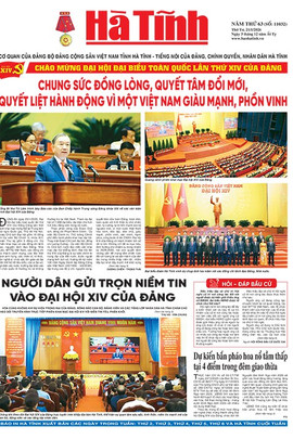 Báo in Hà Tĩnh ngày 21/1/2026
