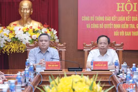 Triển khai kế hoạch kiểm tra, giám sát đợt 3 của Bộ Chính trị, Ban Bí thư đối với Ban Thường vụ Tỉnh ủy Hà Tĩnh