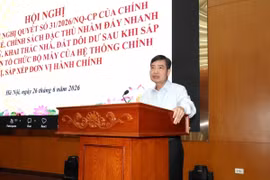 Thứ trưởng Bộ Tài chính Tạ Anh Tuấn kết luận hội nghị.