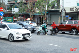 "Mục sở thị" ngã tư xảy ra nhiều vụ tai nạn ở đô thị trung tâm Hà Tĩnh