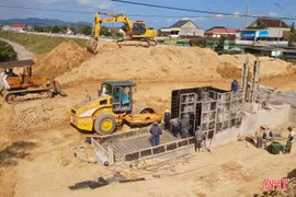 Tăng tốc hoàn thành các dự án khắc phục hậu quả thiên tai ở Hà Tĩnh
