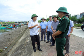 Sẵn sàng phương án ứng phó bão số 5 khi đổ bộ vào Hà Tĩnh 