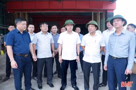 Tập trung tháo gỡ khó khăn, đảm bảo tiến độ Tiểu dự án Cải thiện cơ sở hạ tầng đô thị Hương Khê