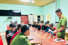 Ngăn ngừa thanh, thiếu niên “ngổ ngáo” trên đường phố Hà Tĩnh
