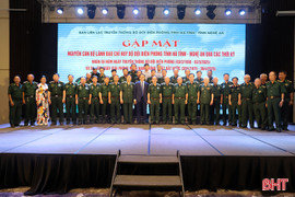 Gặp mặt nguyên lãnh đạo chỉ huy BĐBP 2 tỉnh Hà Tĩnh, Nghệ An các thời kỳ