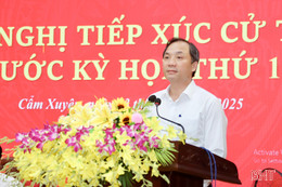 Đoàn ĐBQH Hà Tĩnh tiếp xúc với cử tri các địa phương