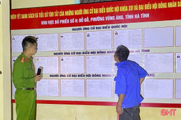 Bám sát địa bàn, đảm bảo ngày hội bầu cử diễn ra an toàn, đúng quy định