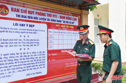 Ngày đầu tiên của ban chỉ huy phòng thủ khu vực Hà Tĩnh theo mô hình mới