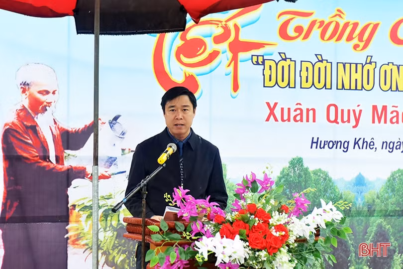 Sôi nổi ra quân trồng cây đầu xuân tại các địa phương, đơn vị ở Hà Tĩnh