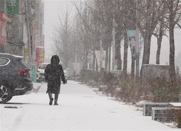 Hàn Quốc: Nhiệt độ ở thủ đô Seoul giảm sâu, xuống mức -18 độ C hình ảnh 1 Hàn Quốc: Nhiệt độ ở thủ đô Seoul giảm sâu, xuống mức -18 độ C