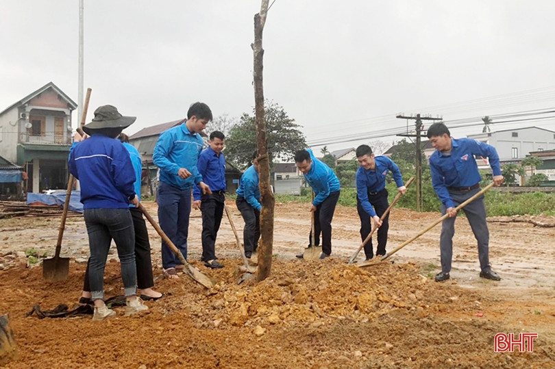Bí thư Tỉnh ủy cùng ĐVTN Hà Tĩnh hưởng ứng tết trồng cây