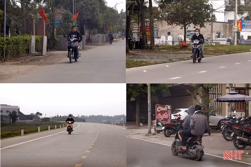 Hà Tĩnh: Nhan nhản tình trạng đầu trần vi vu du xuân