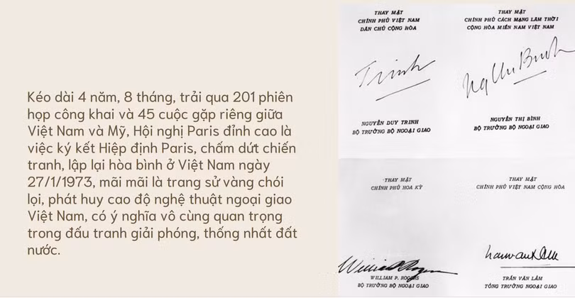 Hiệp định Paris và đường lối đối ngoại sáng suốt của Đảng