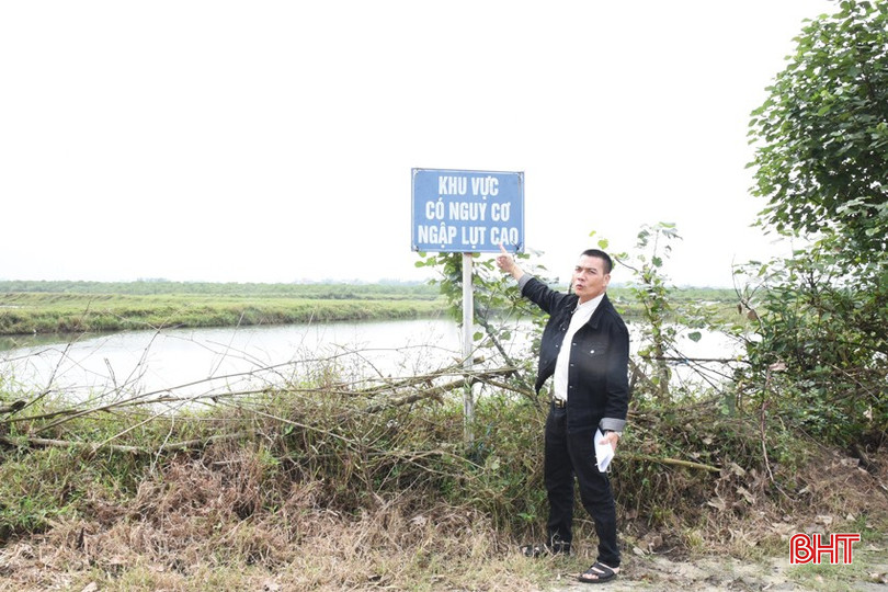 Đê điều không an toàn nên nhiều điểm ven sông có nguy cơ ngập lụt cao. bqbht_br_dsc-2798-copy.jpg