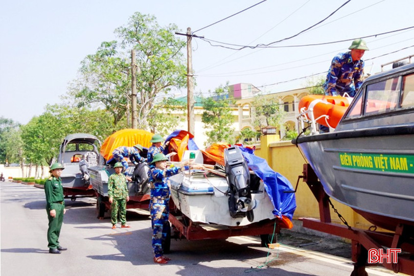 BĐBP Hà Tĩnh luôn sẵn sàng lực lượng, phương tiện, trang bị để thực hiện nhiệm vụ PCTT - CHCN. ảnh 12.JPG