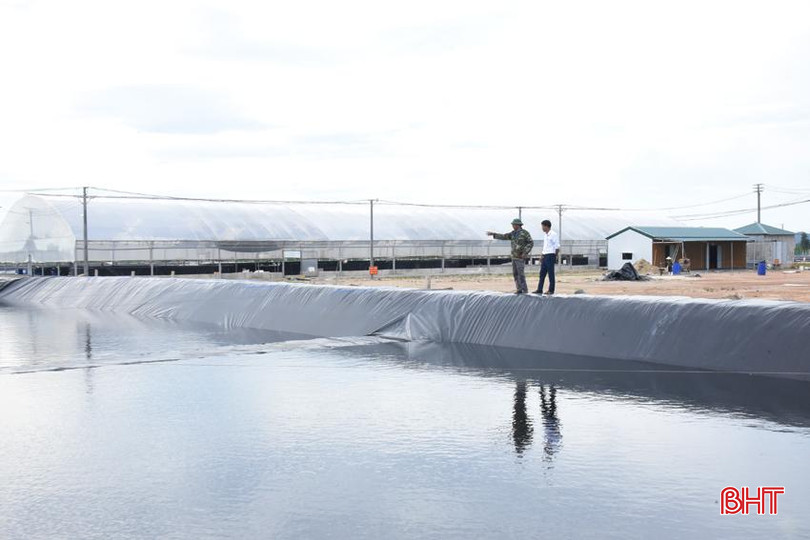 Cán bộ kỹ thuật Công ty cổ phần Thủy sản Long Vân kiểm tra chất lượng nguồn nước để chuẩn bị xuống giống đại trà quy mô lớn. DSC_9143 - Copy.JPG