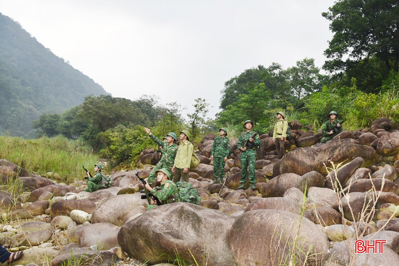 BĐBP Hương Quang (Vũ Quang) tuần tra bảo vệ tuyến biên giới dài và hiểm yếu nhất tỉnh. bqbht_br_7.jpg