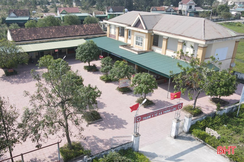 Trạm Y tế xã Thịnh Lộc được đầu tư xanh - sạch - đẹp - an toàn. DJI_0058.JPG