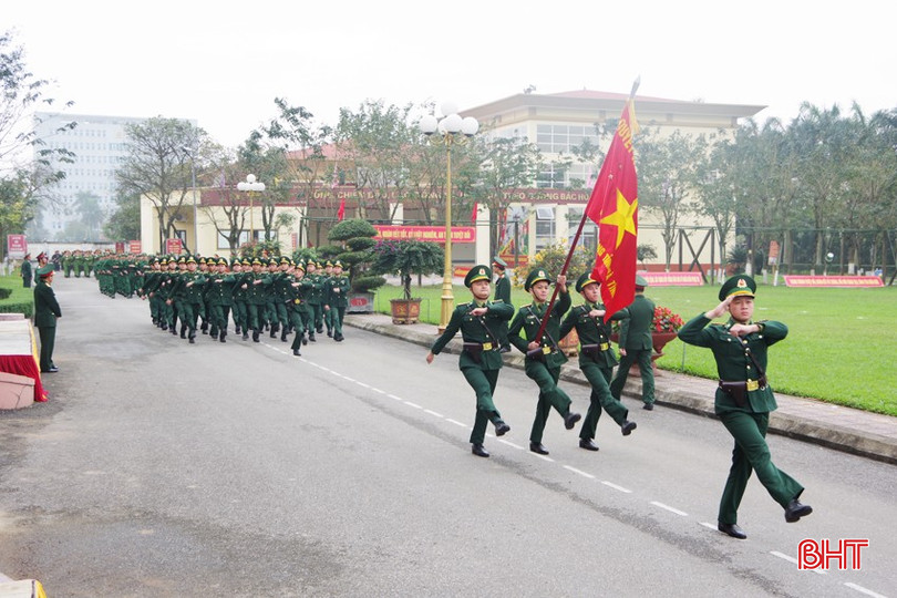 Các lực lượng tập luyện chuẩn bị phục vụ cho lễ ra quân huấn luyện vào ngày 3/3. bqbht_br_2-1-copy.jpg