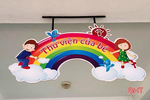 3 trường mầm non ở Thạch Hà hoàn thành thư viện thân thiện