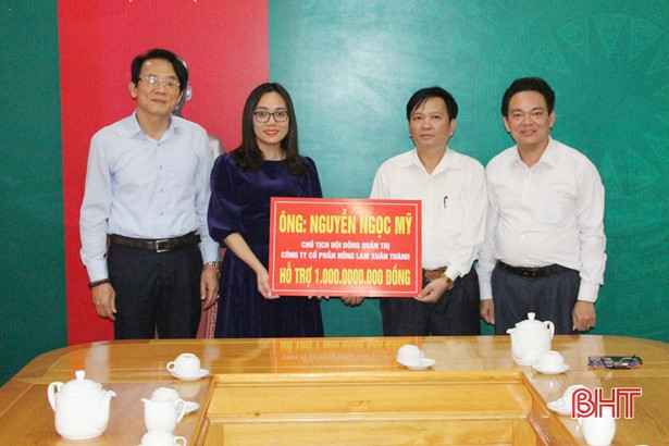 Các doanh nghiệp ủng hộ Nghi Xuân 1.250 triệu đồng phòng dịch Covid - 19