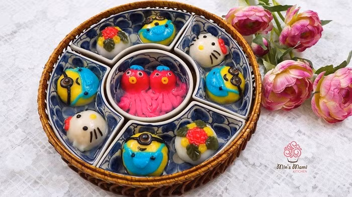 Trổ tài làm những đĩa bánh trôi “đẹp không nỡ ăn” trong ngày tết Hàn thực