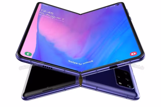 Rò rỉ thiết kế đẹp hơn đời đầu của Galaxy Fold 2
