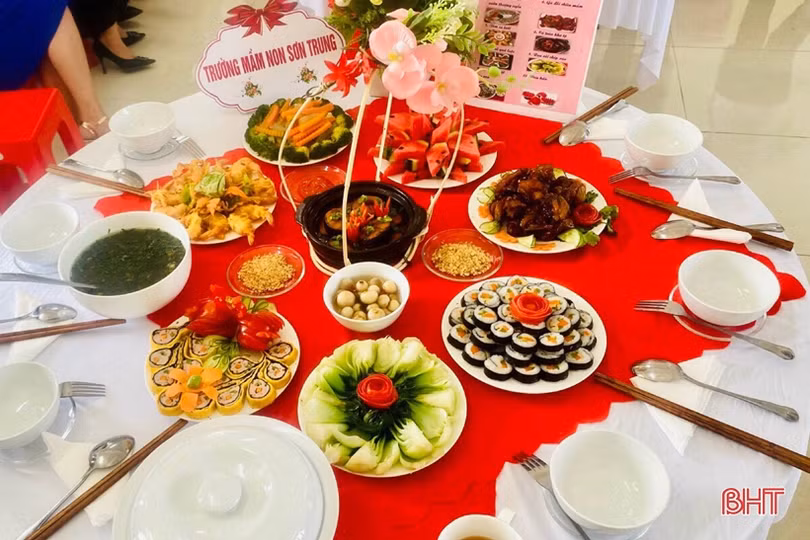 Sôi nổi hoạt động giao lưu dinh dưỡng trẻ thơ ở các trường mầm non