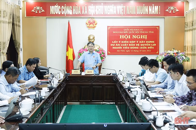 Đoàn ĐBQH Hà Tĩnh lấy ý kiến về sửa đổi Luật Bảo vệ người tiêu dùng