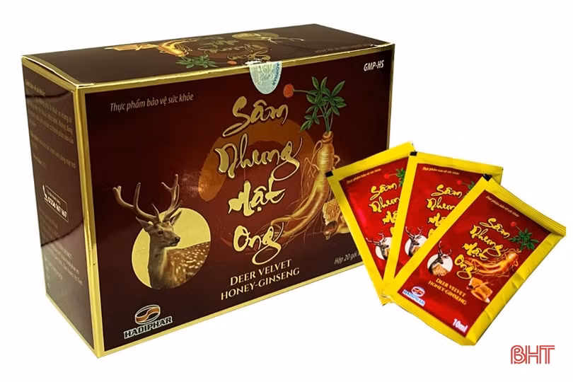 Sâm nhung mật ong - sản phẩm công nghiệp nông thôn tiêu biểu Hà Tĩnh