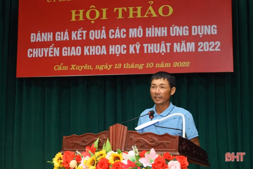 Cẩm Xuyên ứng dụng, chuyển giao KHKT, tạo đột phá phát triển sản xuất nông nghiệp