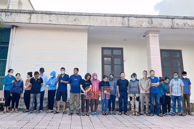 Công an Hà Tĩnh triệt phá nhiều nhóm đánh bạc có tổ chức