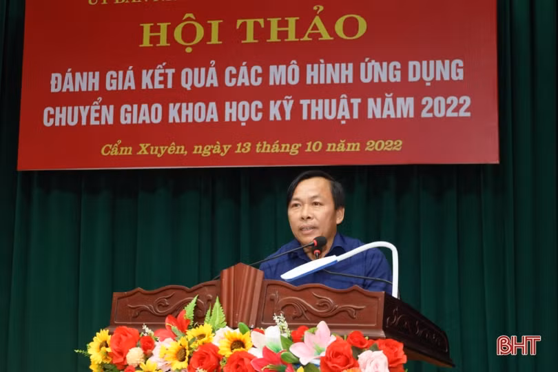 Cẩm Xuyên ứng dụng, chuyển giao KHKT, tạo đột phá phát triển sản xuất nông nghiệp