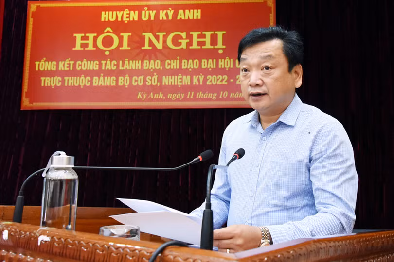 Huyện Kỳ Anh đảm bảo kế hoạch đại hội chi bộ trực thuộc đảng bộ cơ sở