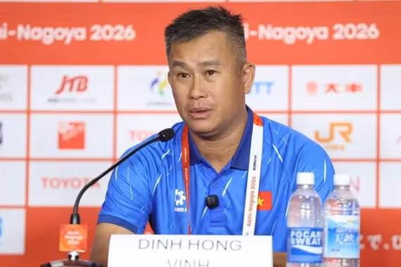 Huấn luyện viên Đinh Hồng Vinh: Asian 2026 giúp U23 Việt Nam trưởng thành hơn