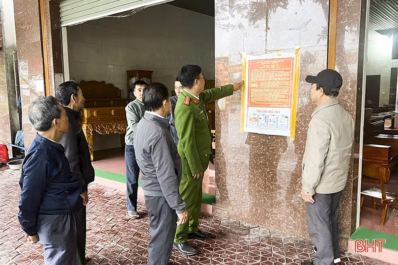 Nâng cấp độ phòng cháy, chữa cháy ở làng mộc lớn nhất Hà Tĩnh