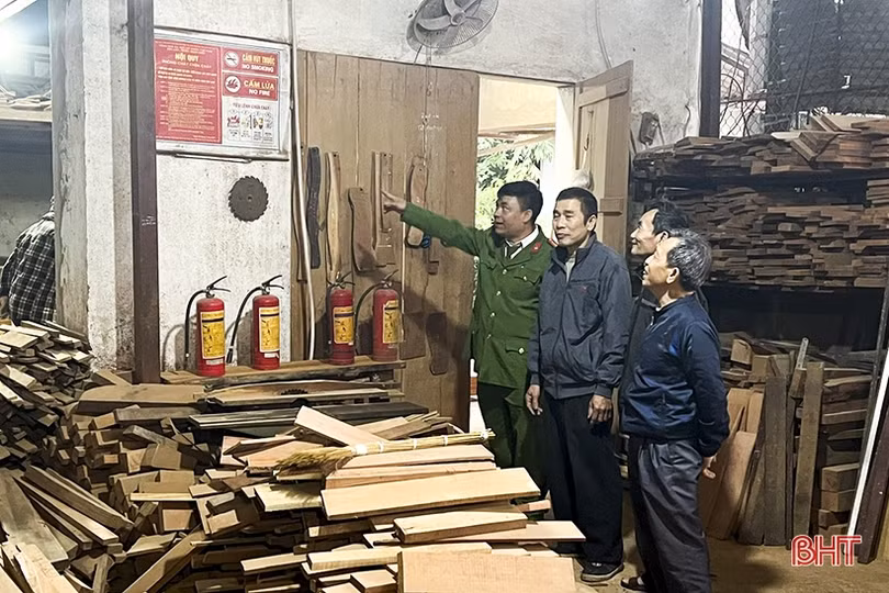 Nâng cấp độ phòng cháy, chữa cháy ở làng mộc lớn nhất Hà Tĩnh