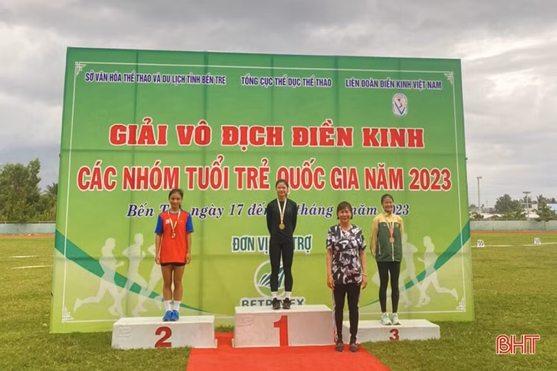 “Chân chạy” triển vọng của điền kinh Hà Tĩnh