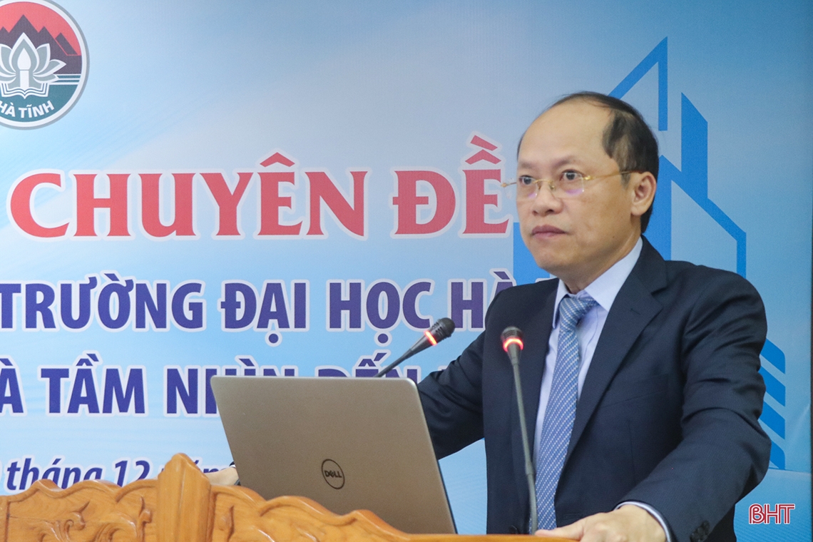 Tháo gỡ khó khăn, vướng mắc để Trường Đại học Hà Tĩnh phát triển trong giai đoạn mới
