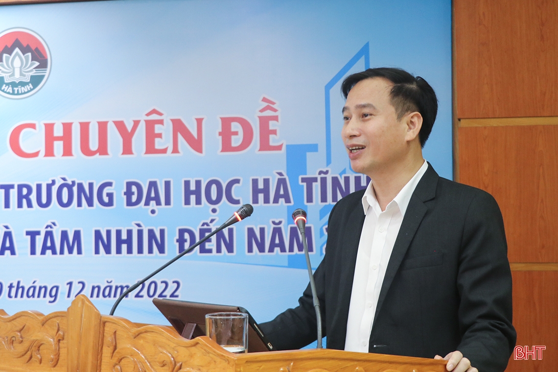 Tháo gỡ khó khăn, vướng mắc để Trường Đại học Hà Tĩnh phát triển trong giai đoạn mới