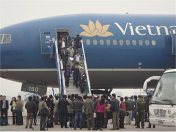 Lao động từ Libya về nước trên chuyến bay cuối cùng của cầu hàng không - Ảnh Chinhphu.vn