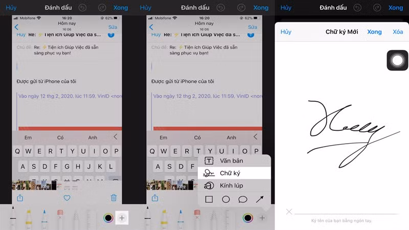 Hướng dẫn ký tay trên iPhone