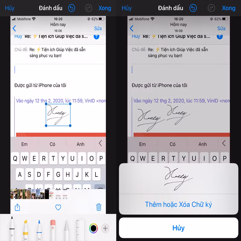 Hướng dẫn ký tay trên iPhone