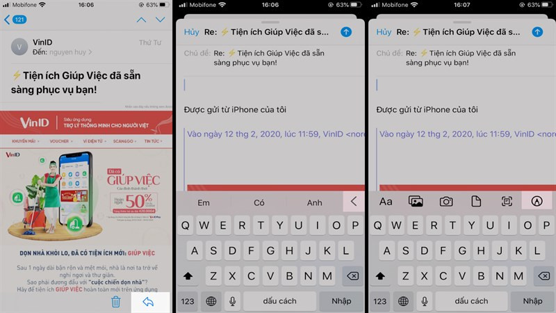 Chèn markup Hướng dẫn ký tay trên iPhone